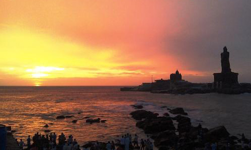 Kanyakumari beach