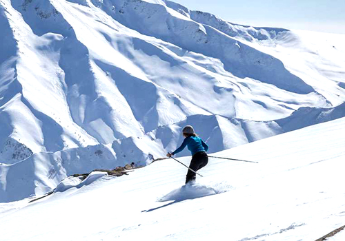 Powder Sking in Gulmarg 