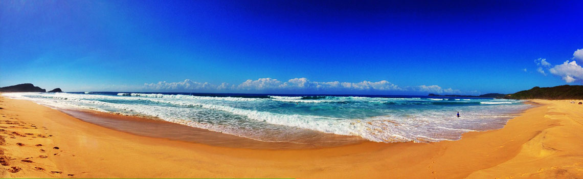 Sandbar beach