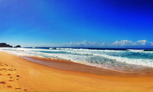 Sandbar beach