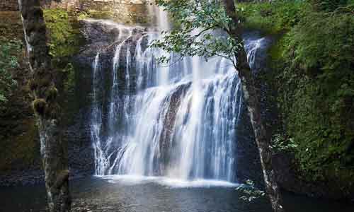 Silver cascade falls