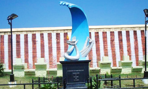 Tsunami monument